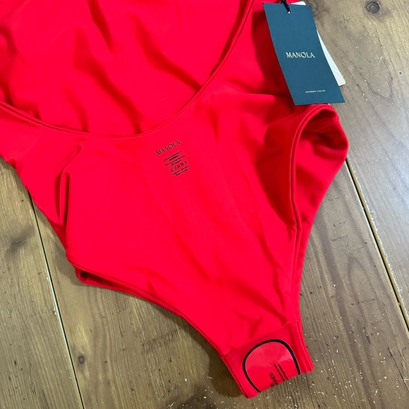 Manola Red Eco-Friendly One Piece Swimsuit - Spain, Small - Picture 4 of 8